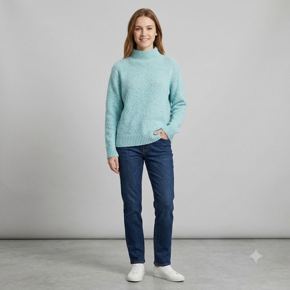 Soft Surroundings size L light blue cozy sweater.